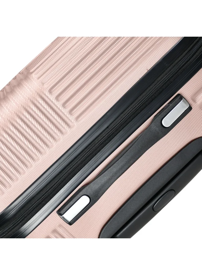 Senator ROSE GOLD Hard Case Travel Bag Luggage Trolley for Unisex ABS Lightweight Suitcase with 4 Spinner Wheels KH110 Rose Gold  | Best Price UAE
