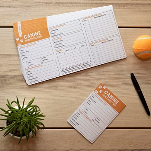 Good|Harbor® Pet Supplies | (50 Pack) Premium Canine Health Record 6x4 Inch Booklets | Dog Vaccines Large Records - Puppy Shot Vaccination Brochure - Image 5