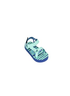 CUBS Striped Print Everyday Wear Adjustable Back Strap Eva Sling Sandals For Boys Lightweight Easy To Wash And Anti-Slip Soles  - Image 1