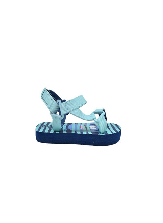 CUBS Striped Print Everyday Wear Adjustable Back Strap Eva Sling Sandals For Boys Lightweight Easy To Wash And Anti-Slip Soles - Image 3