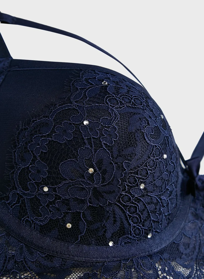 hunkemoller  Lace Detail Bra for Women | Best Price UAE