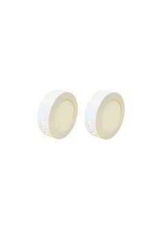 Veto Veto 6W Energy Saving Round LED Panel Ceiling Slim Light Day Light  (PACK OF 2)  - Image 1