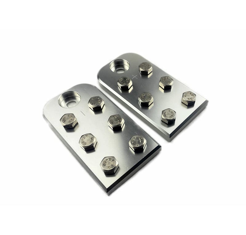 SUPROJDM Pair of 6point flat lug battery terminals for 38 studs - Image 3