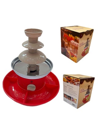 Comes with A Fruit Plate Multi-style Chocolate Fondue Heated Homemade Fountain Machine - view 2