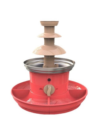Comes with A Fruit Plate Multi-style Chocolate Fondue Heated Homemade Fountain Machine - view 3