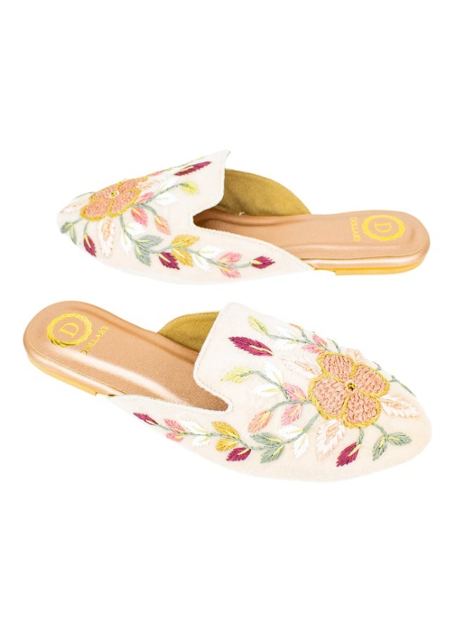 Dollar's Fashion S311F - Women Sandals | Stylish Handcrafted Bantu Flat Slippers for Women | Comfortable Daily Wear Slippers | Lightweight & Non-Slip Casual Footwear - Image 1