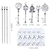 Makhry 50pcs Wedding Favors Key Bottle Opener Vintage Skeleton Key Bottle Opener with Escort Tags and Key Chains Gifts for Guests Rustic Wedding Party Reception Souvenir Decorations Silver - Image 2