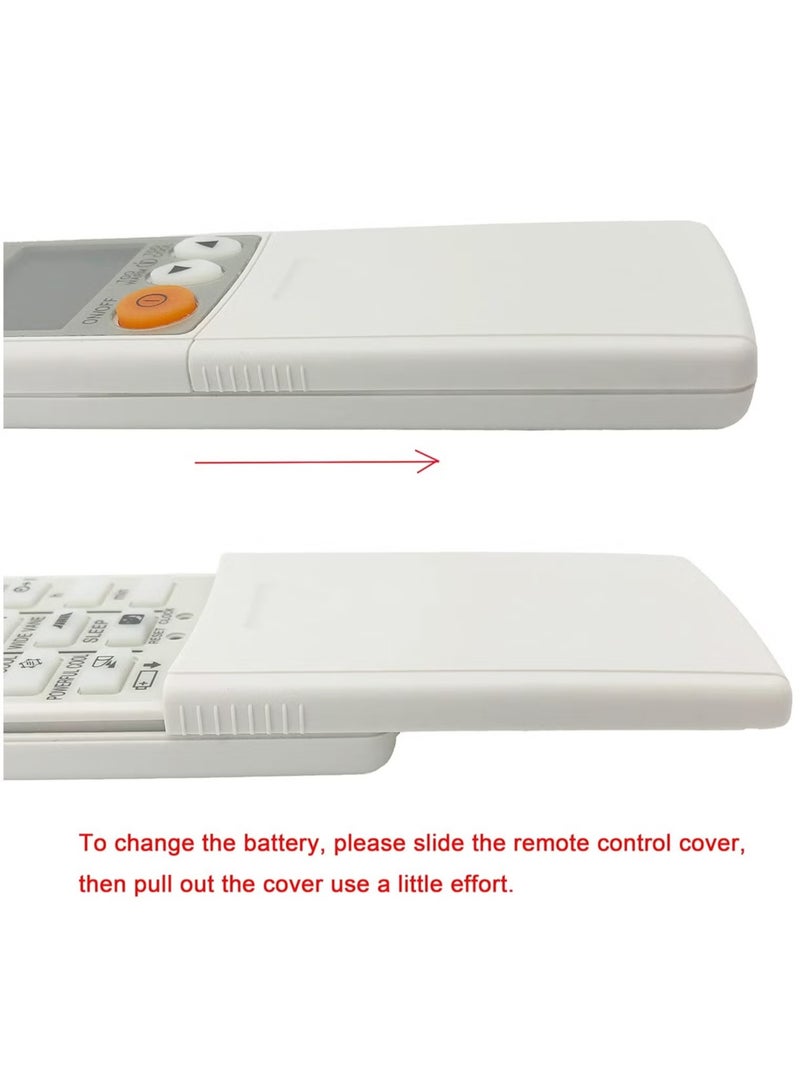 JAJEEK Universal Replacement Remote Control for Mitsubishi Air Conditioner – Compatible with Most Models Like MSZ-A12NA, MSZ-GE09NA, MSZ-A15NA, MSZ-D30NA, MSZ-A24NA-1, KM07M, KM15E (Celsius Display)  - Image 4