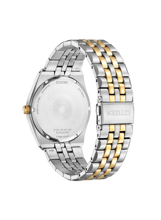 CITIZEN Men's Stainless Steel with Two Tone Strap  Watch BM7339-89X - 38 mm