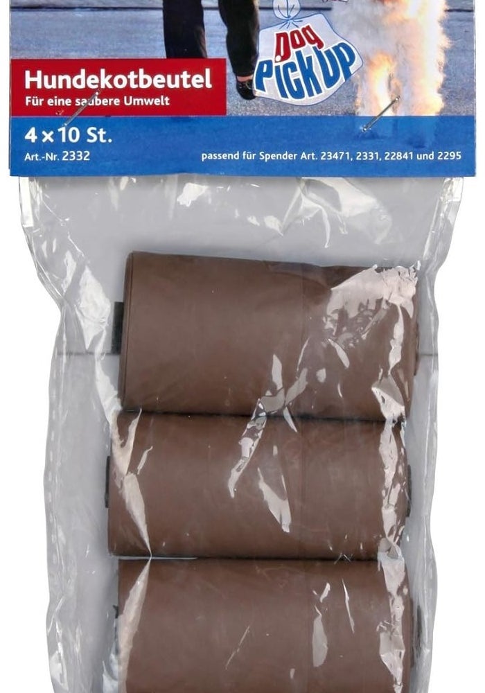 Trixie Biodegradable Dog Dirt Bags - 4 Rolls of 10 - Image 2