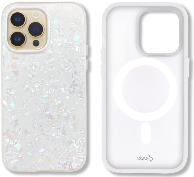 Sonix Case for iPhone 14 Pro Max Compatible with MagSafe 10ft Drop Tested Pearl Tort - Image 3