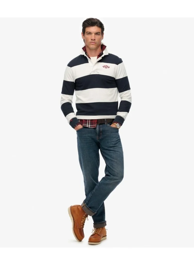 Superdry  Vintage Athletic Stripe Rugby Top for Men | Best Price UAE