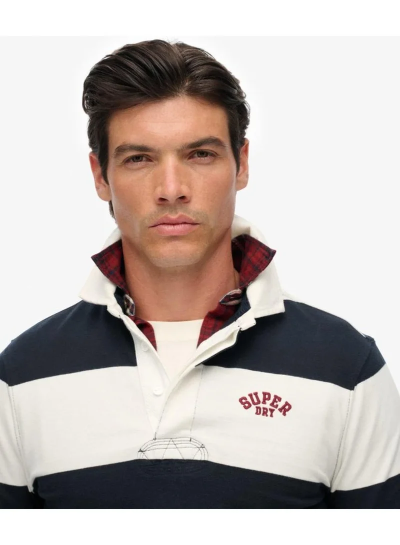 Superdry  Vintage Athletic Stripe Rugby Top for Men | Best Price UAE