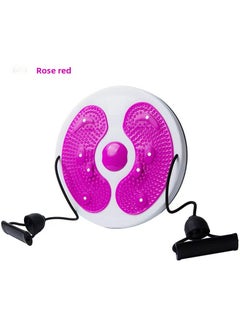 New Crescent Waist Twister Home Gym EquipmentRose Red Half Moon drawstring twisted waist plate Rose Red Half Moon drawstring twisted waist plate