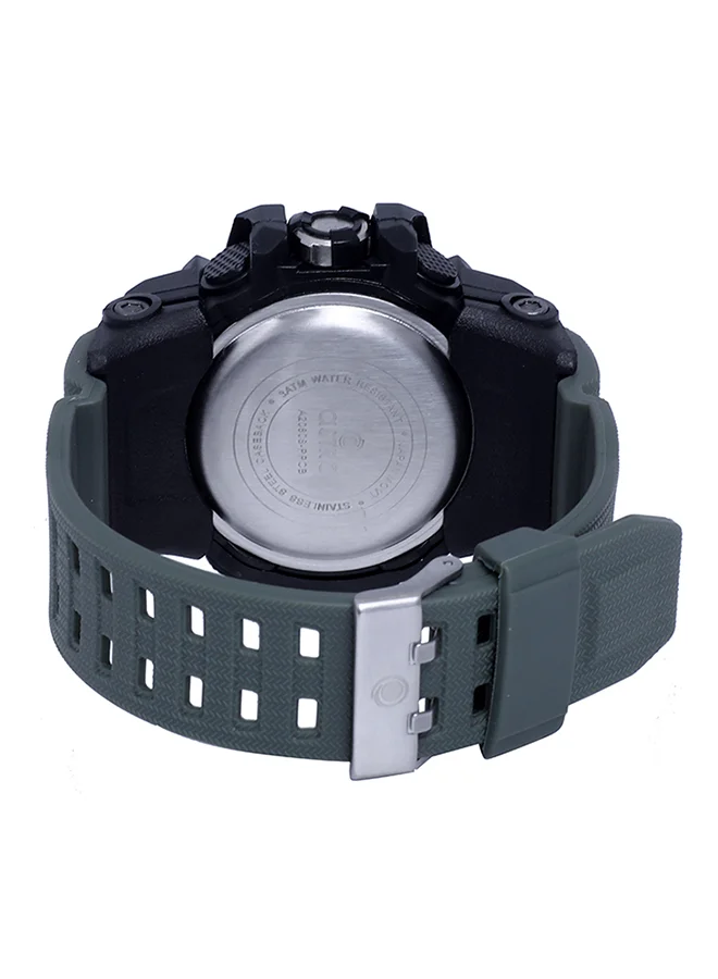 ASTRO Astro Men's Watch, Analog-Digital Display and Plastic Strap - A20808-PPHB, Green