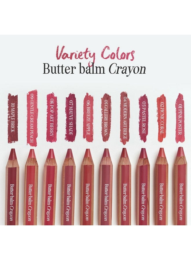 كليو بروفيشنال قلم تلوين الشفاه والخدود 2 في 1 من Clio Butter Balm، أحمر خدود كريمي خفيف الوزن قابل للبناء، أحمر شفاه Crayon (003 Pastel Rose، مقاس واحد)