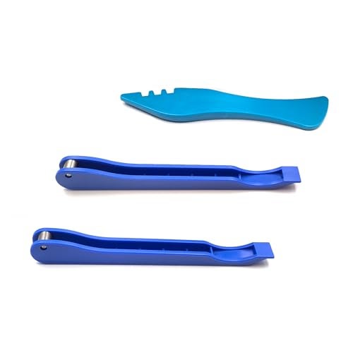 ARTKINGTO Copper Foil Hand Foiler for Stained Glass 732 and 14 Hand Foiler Tool Kits Blue - Image 1