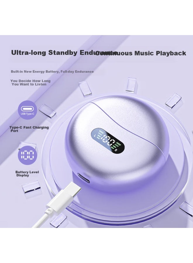 Lato Latuo Compatible Bluetooth Earphones For Apple Phones, Latest 2025 Model, Apple Ear Clip Style, Long Battery Life, Non-in, Not Bone Conduction Bluetooth/wireless Headphones - Image 5