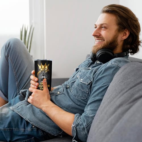 Muilzon Best Gifts for Brother, Fathers Day/Christmas/Birthday Gift for Brothers Adult Tumblers 20oz, Big Brother Gifts from Sister Coffee Mug, Funny Gift for Older/Little Brothers Cup - Image 3