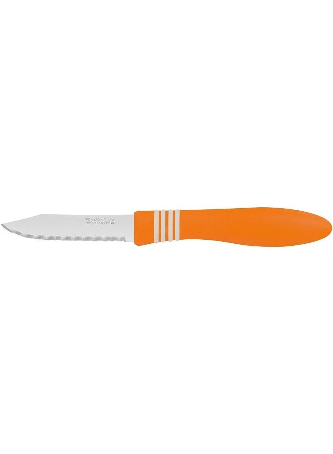 Tramontina Cor and Cor Paring Knives Set - 2 Pieces, Orange