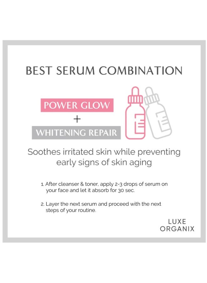 LUXE ORGANIX - Luxe Whitening Repair Ultra Light Glow Serum 30ml - Image 1