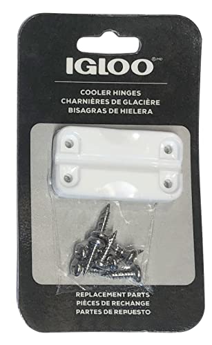 Igloo 24012 Plastic Hinges for Ice Chests (1-Pair), White, Standard Size, Contain UV Inhibitors - Image 2