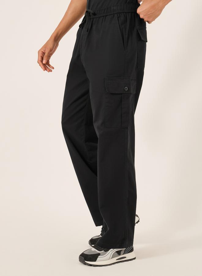 Styli Oversized Twill Cargo Pocket Joggers - Image 3