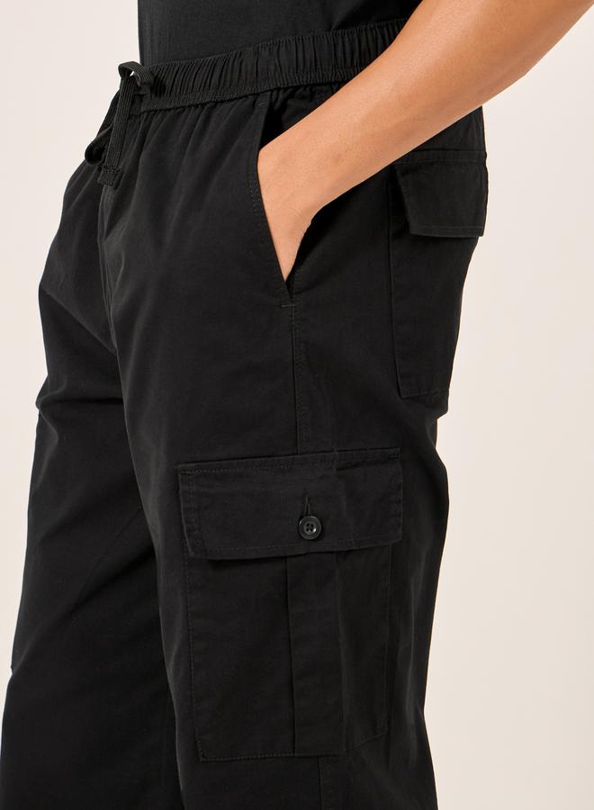 Styli Oversized Twill Cargo Pocket Joggers - Image 5