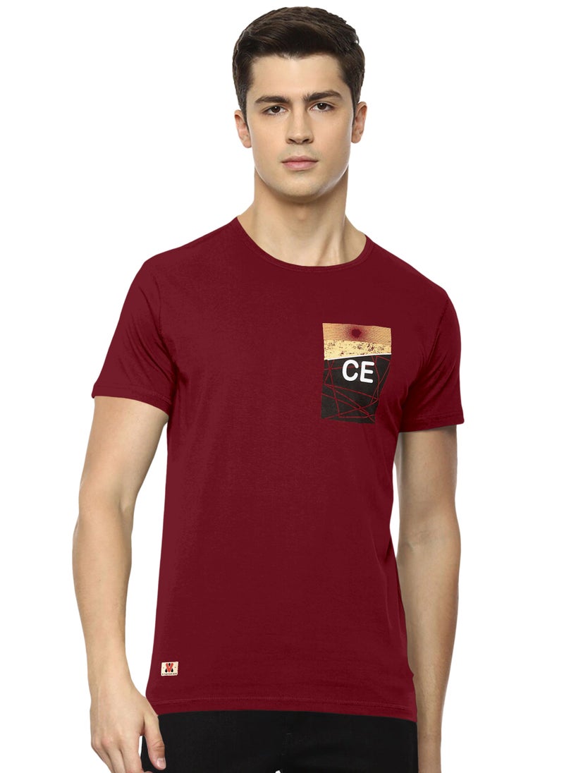 LAUREN Smith تي شيرت رجال 100% قطن بياقة مدورة مع طباعة عالية الدقة - Image 1