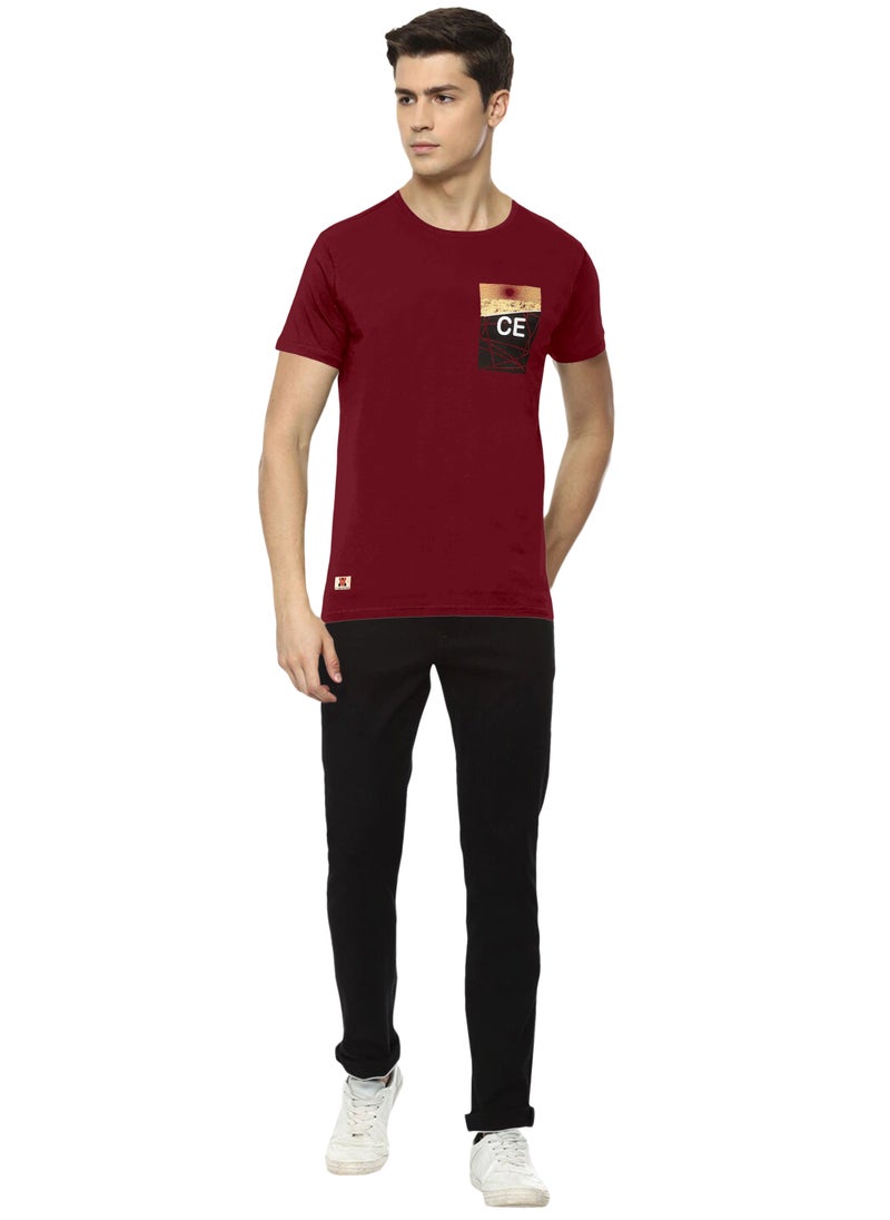 LAUREN Smith تي شيرت رجال 100% قطن بياقة مدورة مع طباعة عالية الدقة - Image 3