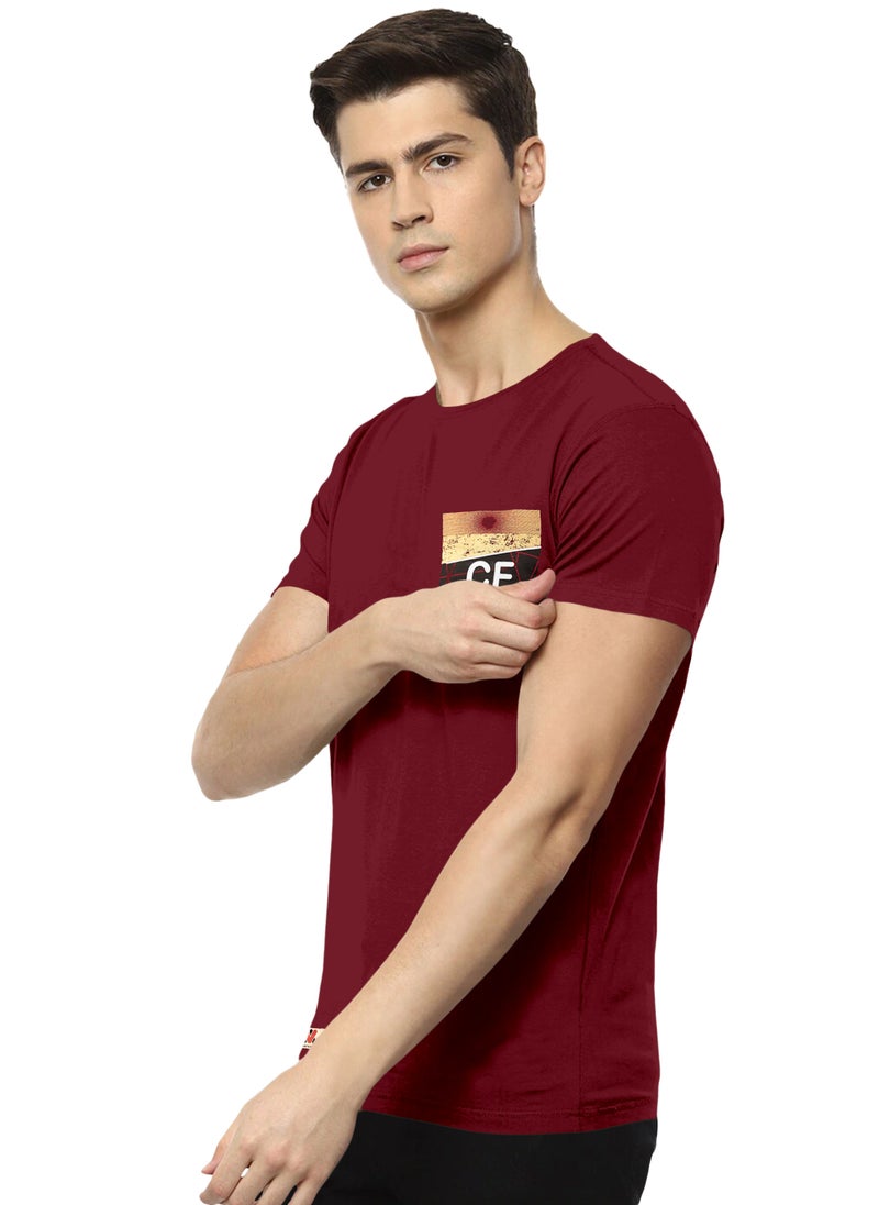 LAUREN Smith تي شيرت رجال 100% قطن بياقة مدورة مع طباعة عالية الدقة - Image 2