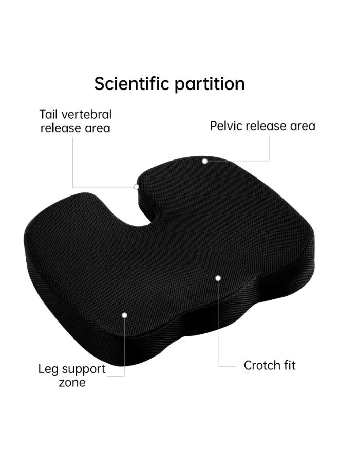 VUSIGN Memory Foam Seat Cushion – Ergonomic Office & Car Chair Support – 46×37×7cm  - Image 5