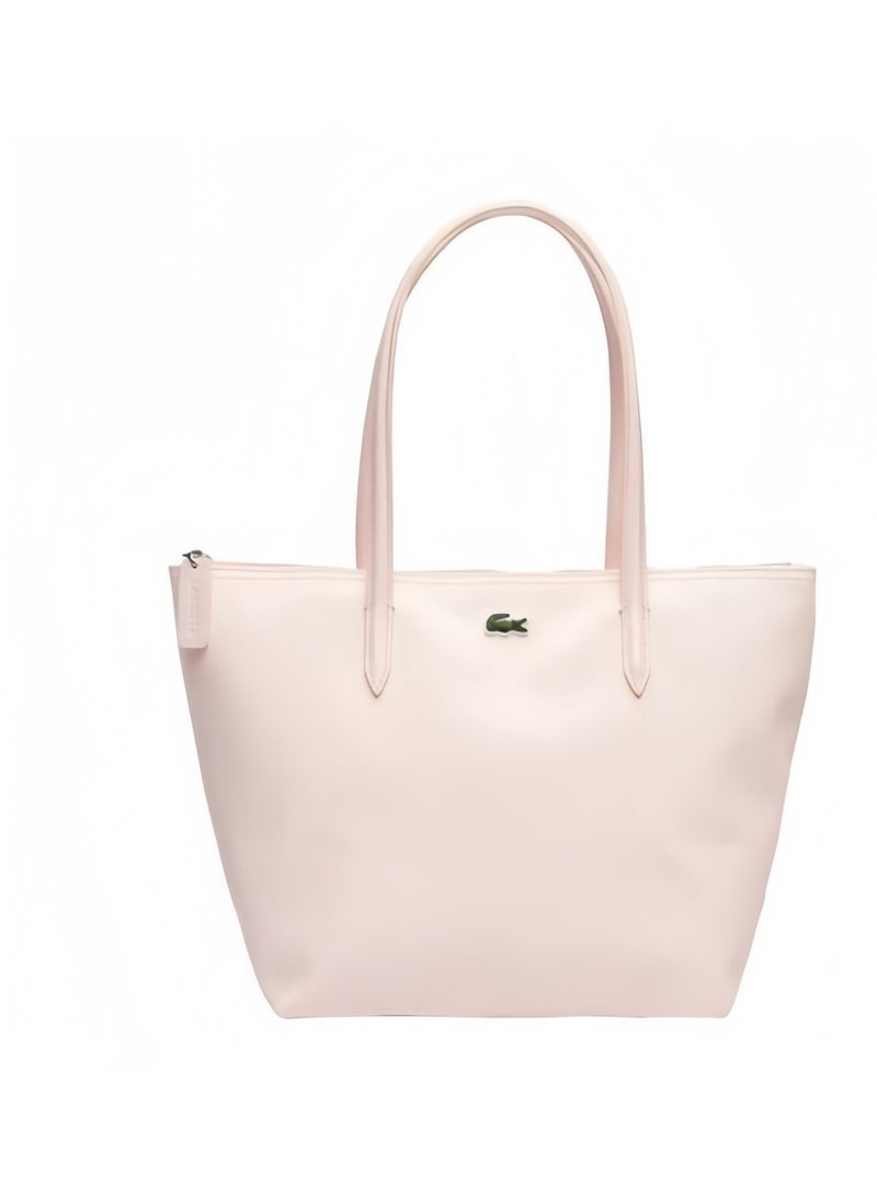 Lacoste Women's L12.12 Concept Fashion Versatile Large Capacity Zipper Camera Bag, Solid Pink Color | 35cm30cm14cm - Image 4