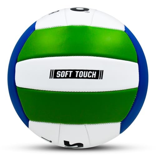 Synco Trainer Volleyball | PVC Volley Ball Machine Stitched | 18 Panel Soft Touch | Durable & Lightweight | Indoor/Outdoor Play | for Youth & Adults Training Volleyball Size- 4 - Image 2