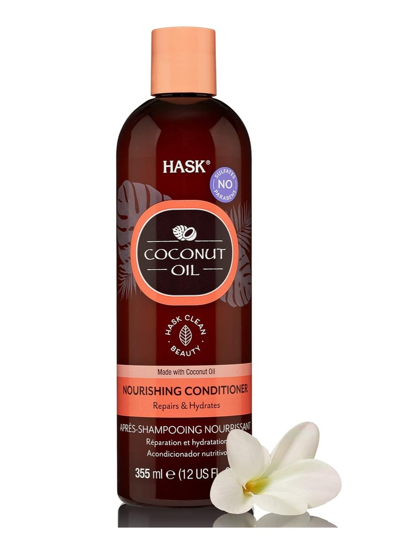 HASK Coconut Oil Repair and Hydrate Nourishing Conditioner 355ml 