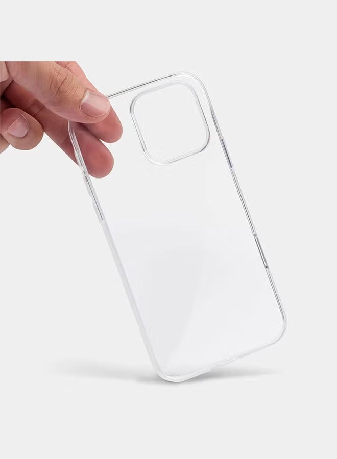 iPhone 16 Pro Clear Case – Ultra Slim TPU, Shockproof, Anti-Yellowing, Scratch-Resistant, Lightweight Protective Cover