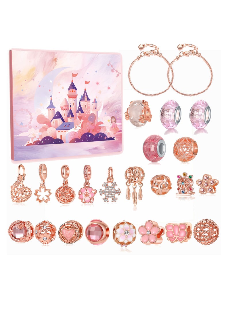 Countdown blind box, cute bead mystery box, bracelet accessory，can be used as a birthday gift for children - Image 1