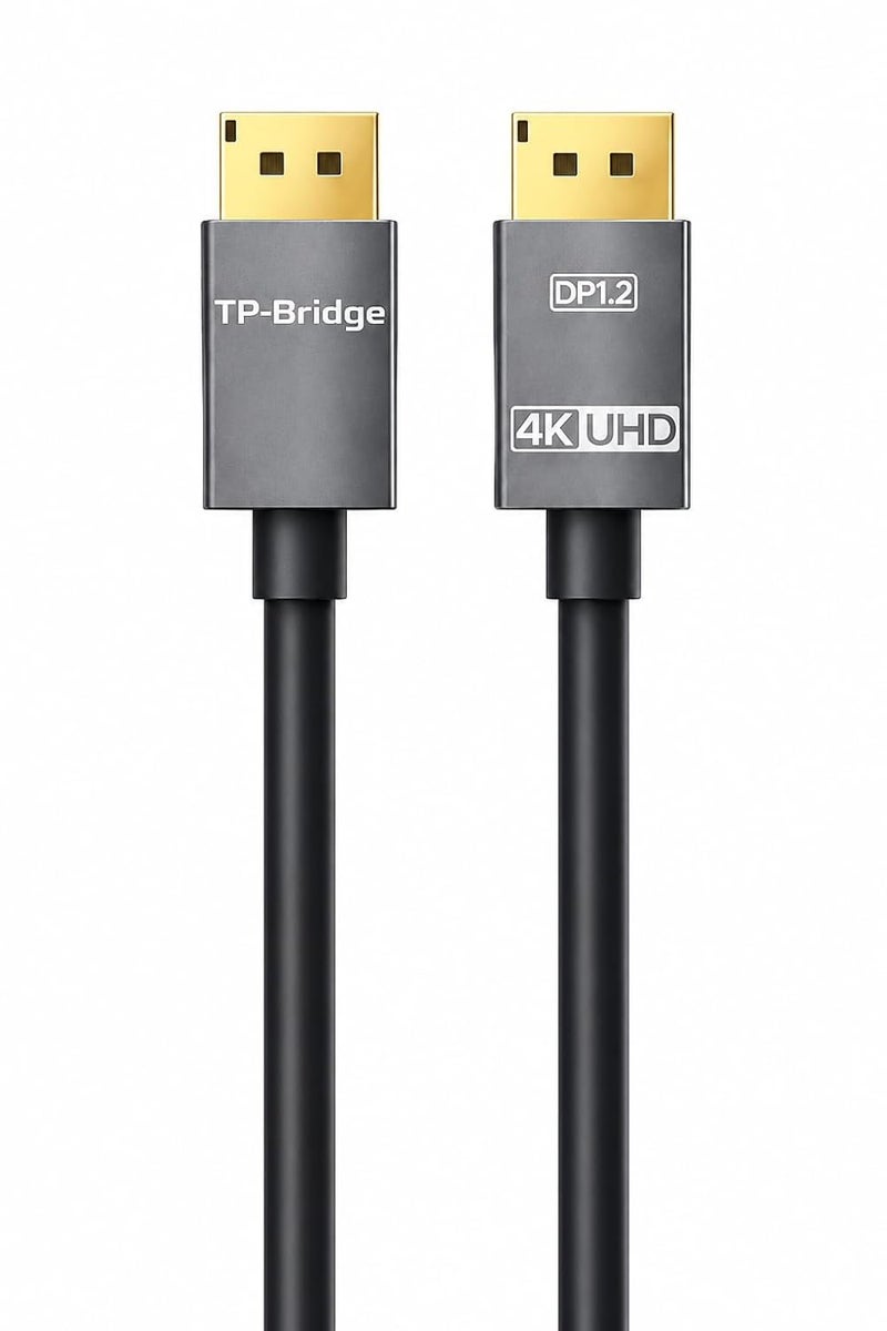 DisplayPort 4K Cable 10 Meter | Gold-Plated Ultra Durable DP to DP Cable for UHD Video, Audio, Gaming Monitor, PC, Laptop & Workstation - Image 1