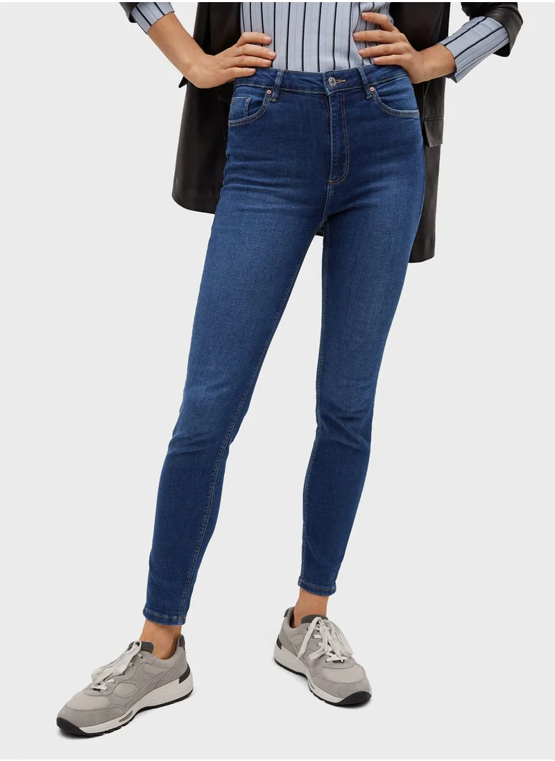 MANGO High Waist Skinny Jeans