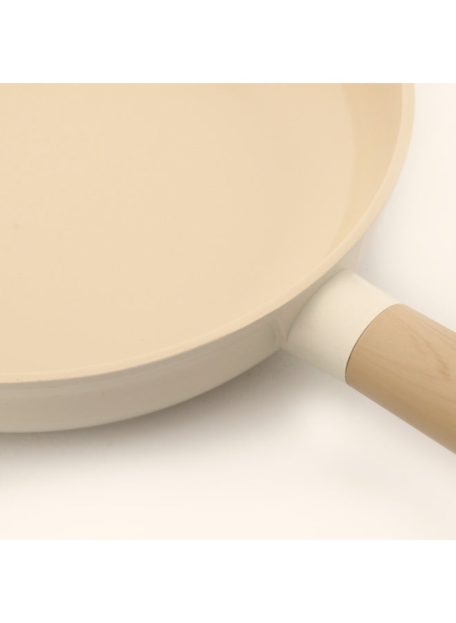 Alma Ceramic pan size 28cm - color Beige- Non Toxic , PTFE & PFOA FREE - Image 5