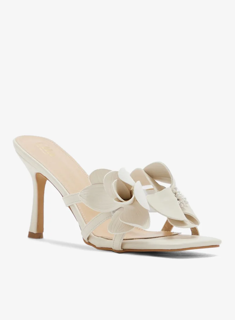 ELLA Oversized Floral Heel Sandal