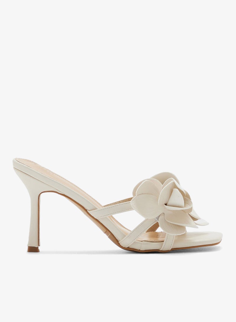 ELLA Oversized Floral Heel Sandal - Image 1