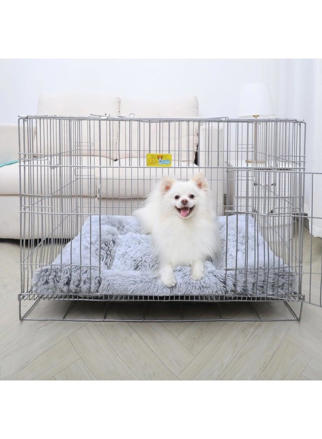 Vonabem Medium Dog Bed Washable, Dog Crate Beds for Medium Small Dogs and Cats, Plush Soft Fluffy Puppy Pet Beds, Anti-Slip Dog Cage Mats for Sleeping, Kennel Pad 30 Inch - Image 3