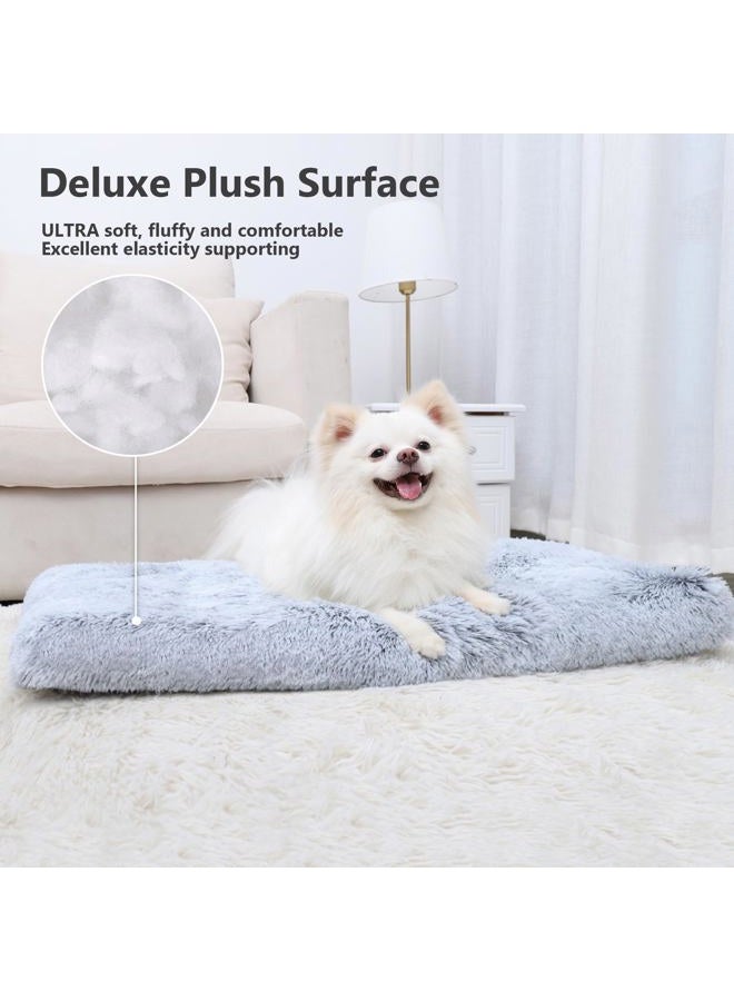Vonabem Medium Dog Bed Washable, Dog Crate Beds for Medium Small Dogs and Cats, Plush Soft Fluffy Puppy Pet Beds, Anti-Slip Dog Cage Mats for Sleeping, Kennel Pad 30 Inch - Image 4