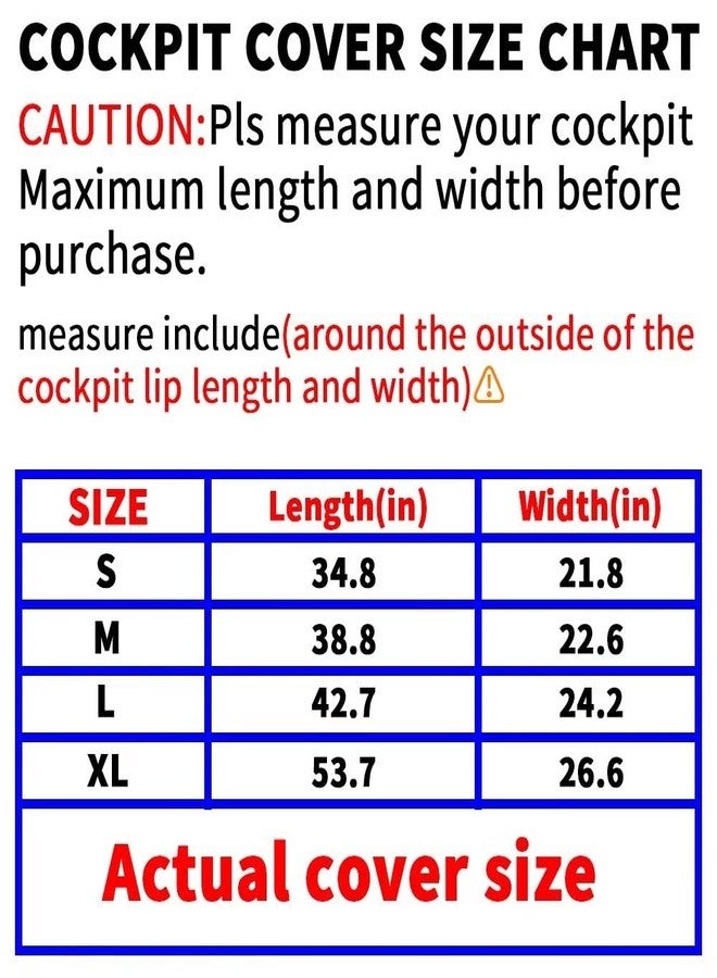 Chuanke Kayak Cockpit Cover UV60+ 420D Oxford Adjustable Canoe Dust-Proof and Waterproof Seat Cover - Image 2