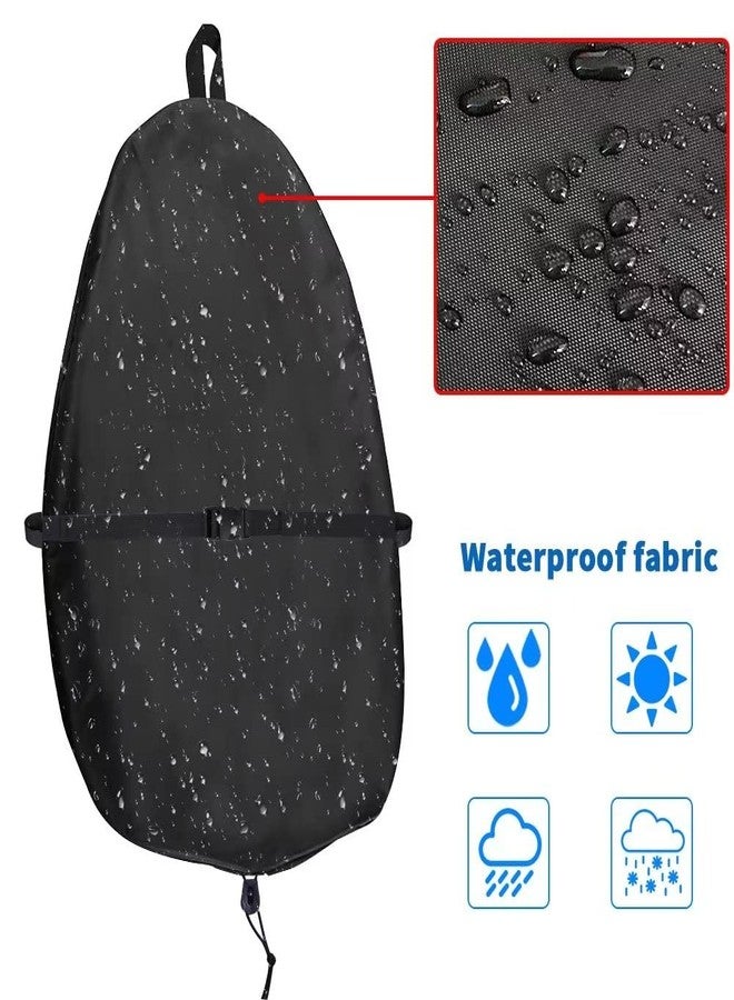 Chuanke Kayak Cockpit Cover UV60+ 420D Oxford Adjustable Canoe Dust-Proof and Waterproof Seat Cover - Image 3