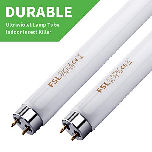 Kensizer 2-Pack 13'' Bug Zapper Light Tubes Replacement 10W Each for 20W Electronic Bug Zapper T8 Lamp Bulbs for Indoor Outdoor - Image 5