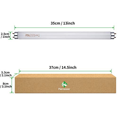 Kensizer 2-Pack 13'' Bug Zapper Light Tubes Replacement 10W Each for 20W Electronic Bug Zapper T8 Lamp Bulbs for Indoor Outdoor - Image 3