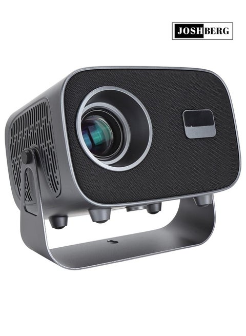 4K LCD Projector,Smart Projector with 2.4G+ 5G Dual WIFI and Bluetooth,Portable Projector Built-in Apps, Auto Keystone & Electric Focus Movie Projector for Home Theater, Compatible with IOS/Android/HDMI/USB