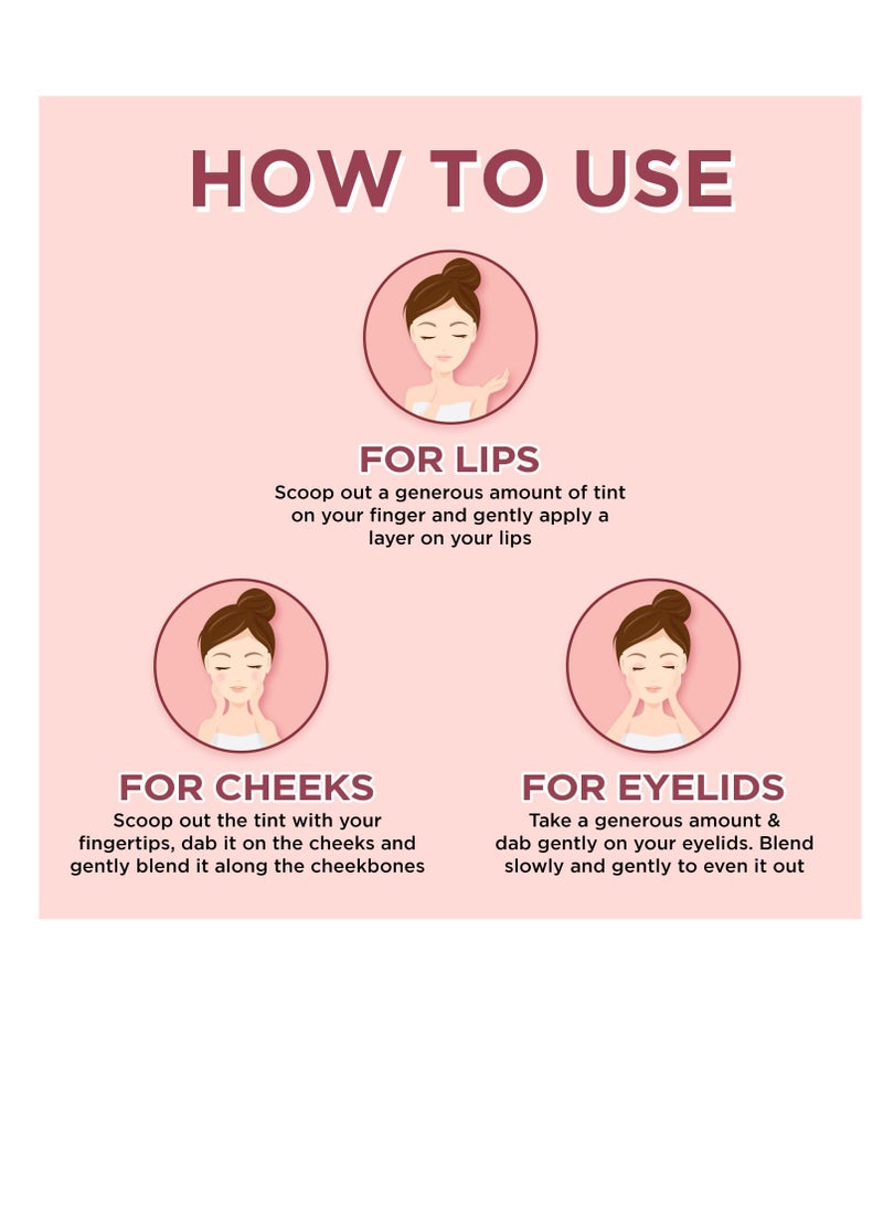 Enn Beauty Pout Lip  Cheek and Eyeshadow Tint with SPF 10 withThe Goodness of Jojoba and Avocado Oil Natural Blush for Women  Long Lasting Sls and Paraben Free   Bare Blush  5gm - Image 4